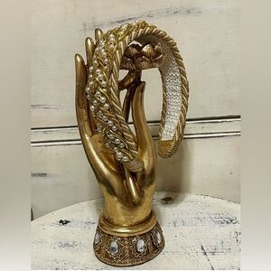 Sale! Gold and Pearl Embellished Headband